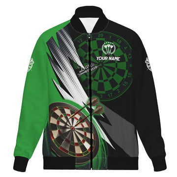 Groene en Zwarte Darts Jas S608 Groen