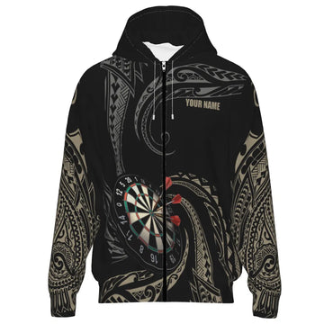 Roll Tribal Darts Hoodie met Rits - K468