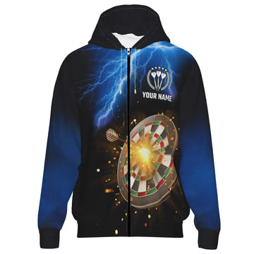Darts Hoodie met Bliksem en Donder U294