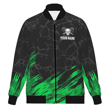 Groene/Zwarte Skull Darts Jas t6853