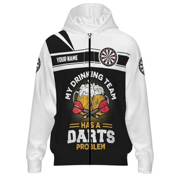 Darts Hoodie voor Mijn Drinkteam O902