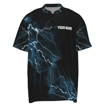 Blauwe Bliksem en Donder Darts Poloshirts Kh74332