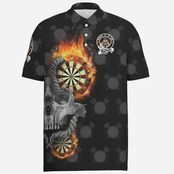 Persoonlijke Darts Polo voor Mannen met Vlam Skul KH7643