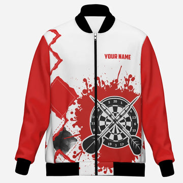 Darts Jas - Rood en Wit R489