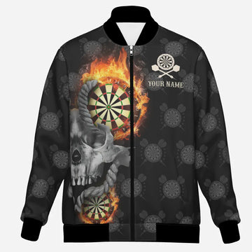 Darts Jas met Vlam Skull J2483