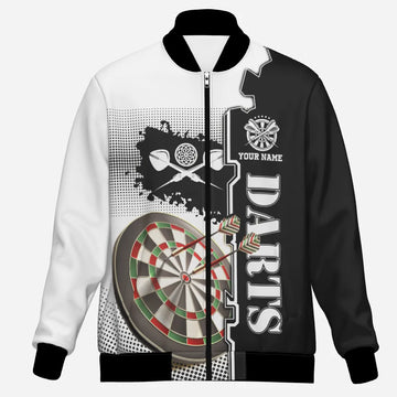 Darts Jas in Wit en Zwart L1295