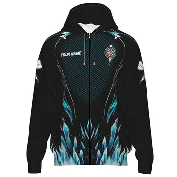 Blauwe IJs Darts Rits Hoodie L1241