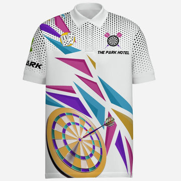 Op maat gemaakte Dart Polo Shirt voor Mannen in Levendige Kleuren KH98922