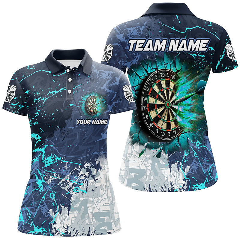 Grunge Break 3D Geprinte Darts T-shirts voor Vrouwen T2189