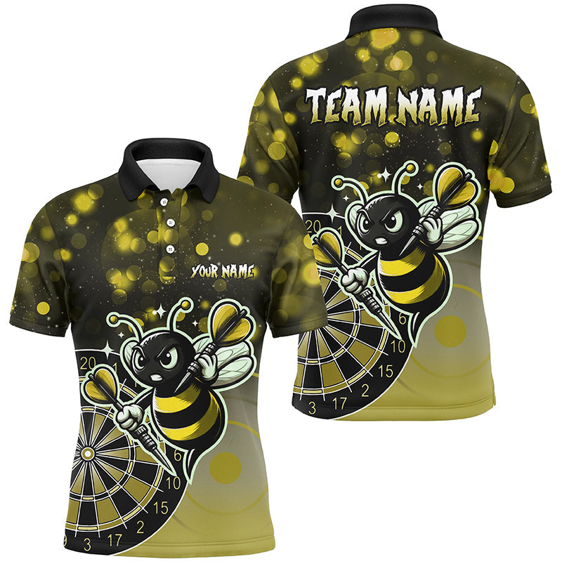 Grappige Gele Dartshirts voor Mannen - Unieke Dartkleding T2200