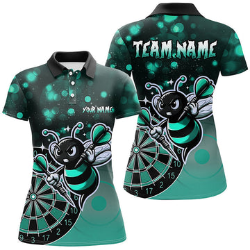 Persoonlijk Turquoise Darts T-shirt voor Vrouwen - Grappige Darts Kleding T2201