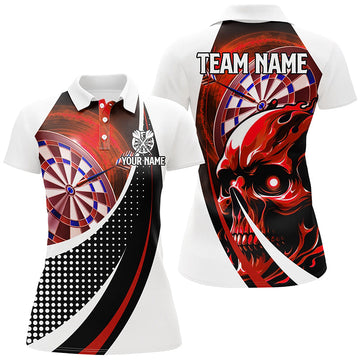Op maat gemaakte Rode Darts T-shirts voor Vrouwen T2264