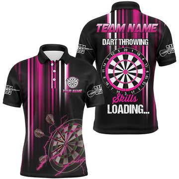 Darts Kennis Roze T-Shirt voor Mannen T2278