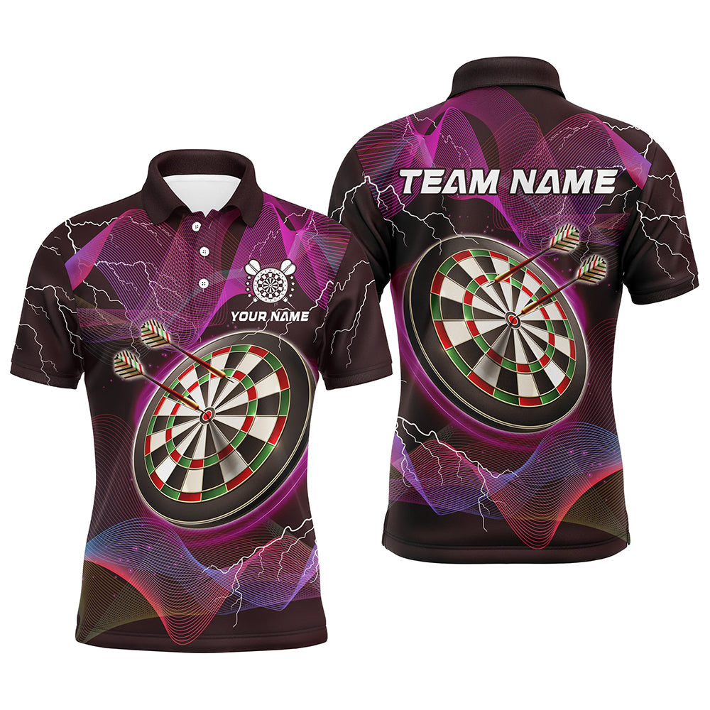 Persoonlijk Roze Darts Shirt voor Mannen T2049