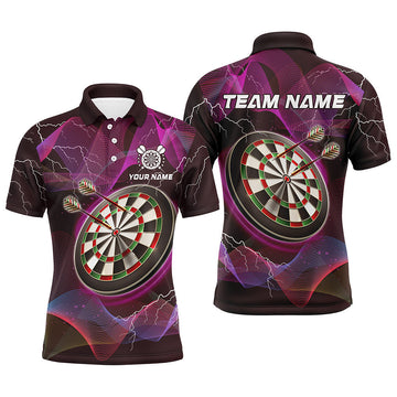 Persoonlijk Roze Darts Shirt voor Mannen T2049