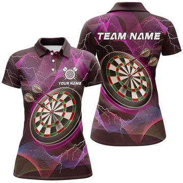 Op maat gemaakte Roze Darts Jersey voor Dames T2049