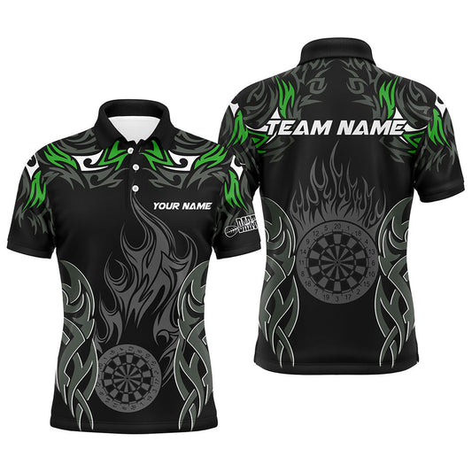 Gepersonaliseerd Groene Darts Toernooi Shirt voor Heren - Uniek en Comfortabel T2333