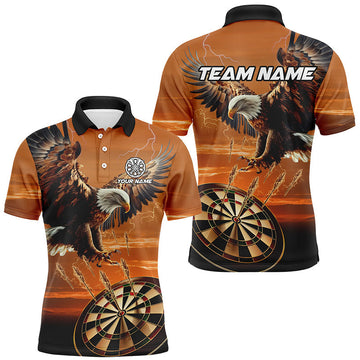 Heren Gepersonaliseerd Adelaar 3D Dartbord Darts Shirt T2270