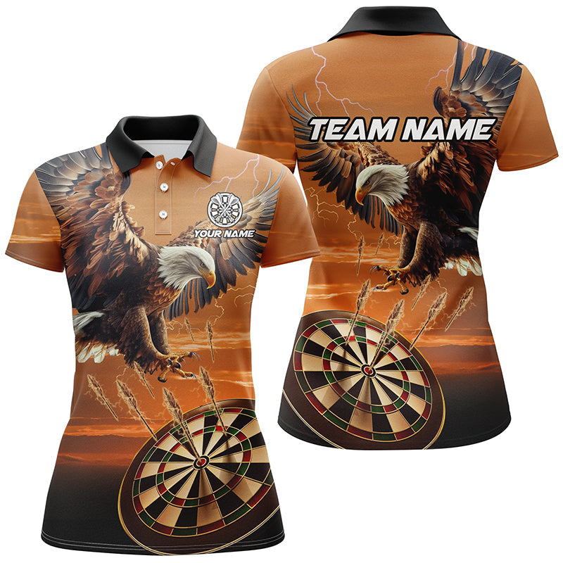 Dames Gepersonaliseerde Adelaar 3D Dartbord Jersey T2270