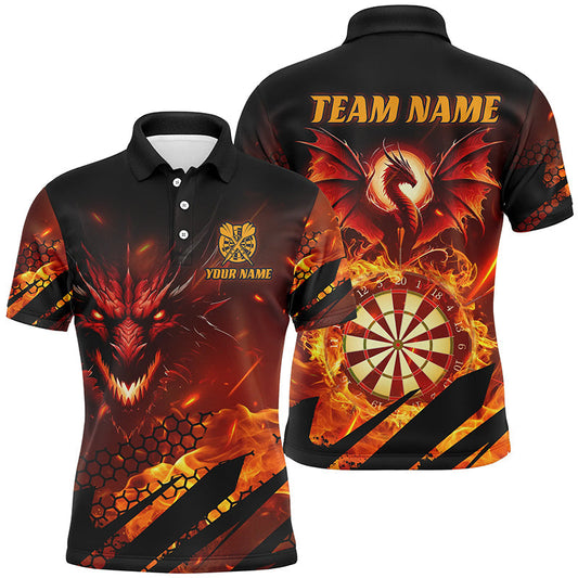 Men's Dragon Fire Flame Darts Jersey T1700
