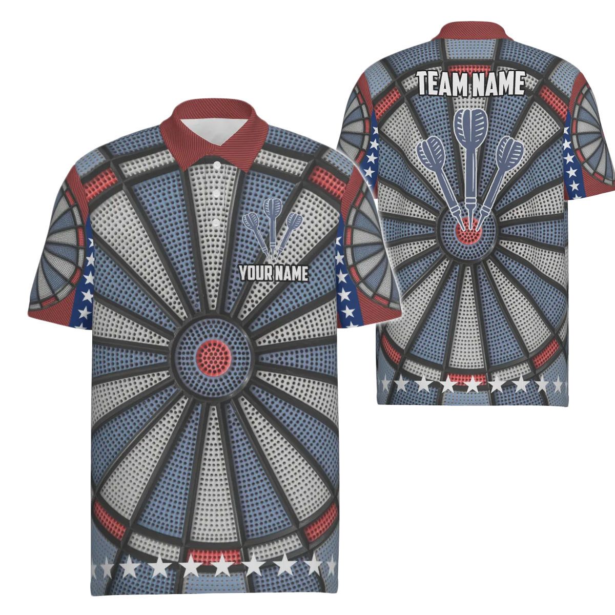 Persoonlijke Darts Polo Shirt voor Mannen J6738