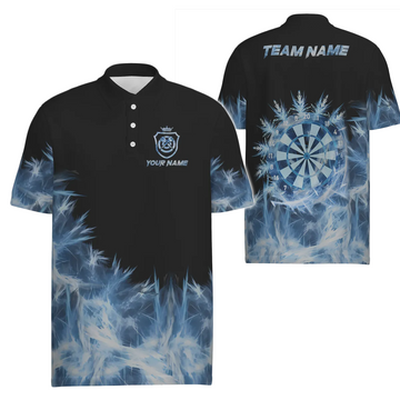 Persoonlijke Darts Polo voor Mannen - IJsblauw g9322