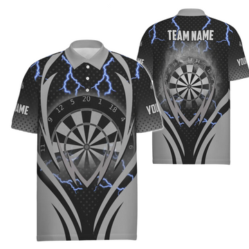 Heren Polo Shirt met Bliksem S366