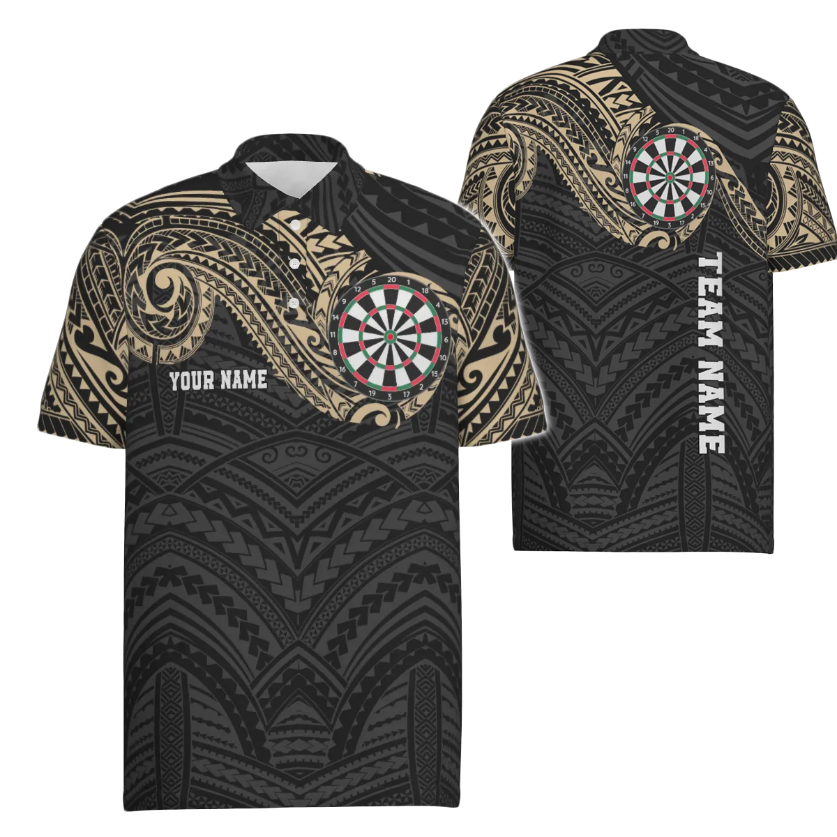 Heren Champion Tribal Darts Poloshirt E194