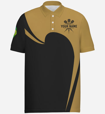 Heren Darts Poloshirt met Coole Lichteffecten - KH3872