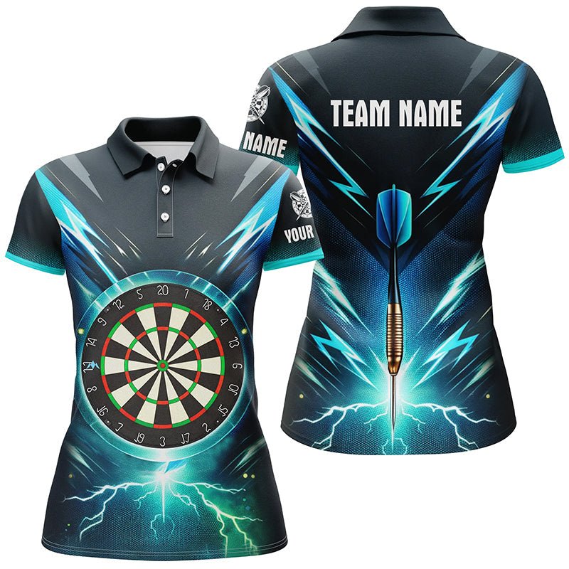 Dames Polo Shirt Bliksemblauw Darts L1370