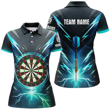 Dames Polo Shirt Bliksemblauw Darts L1370
