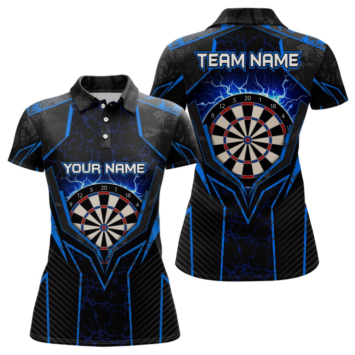 Dames Polo Jersey Bliksem Darts L1398