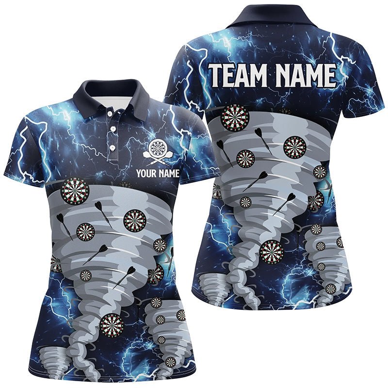 Dames Polo Shirt Bliksemblauw Darts L648