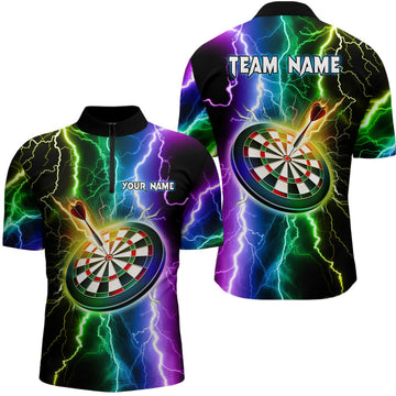 Bliksem Darts Poloshirt voor Mannen L1439