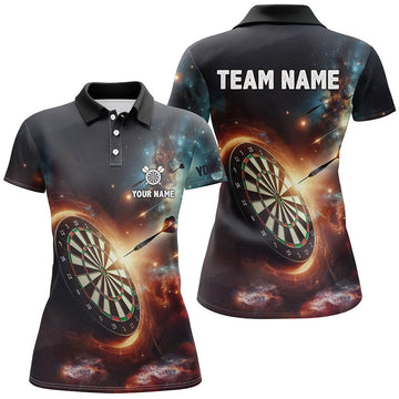 Dames Darts Polo Shirt met Galaxy 3D Print L1357