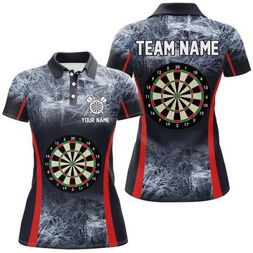 Dames IJsblauwe Darts Poloshirt L1358