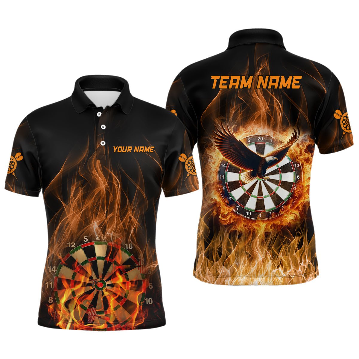 Heren Vuurvogel Darts Poloshirt L1446