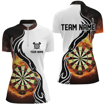 Dames Dartboard Trui met Vlammen L1364