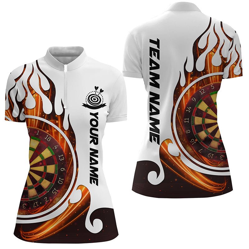 Dames Vuurvlam Dartbord Darts Kwart-Rit Jerseys L1348