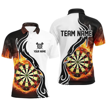 Persoonlijke Dart Polo Jersey voor Mannen met Naam