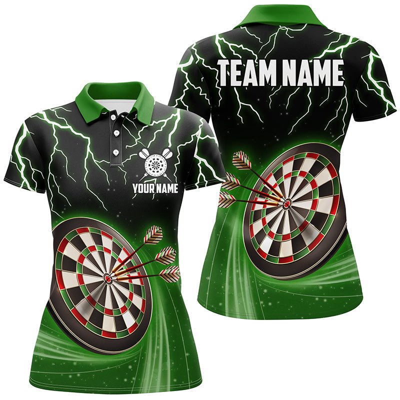 Dames Darts Polo met Bliksemprint - L1454