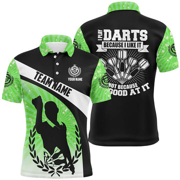 Heren Polo Dartshirt Groen Halo L1316