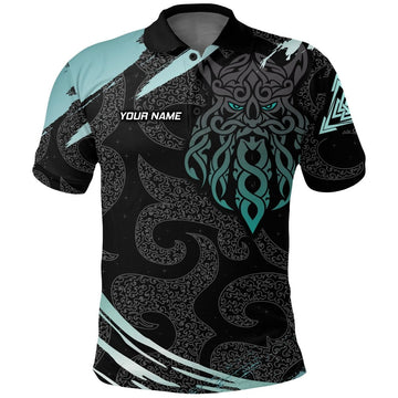 Viking Dart Shirt - God van Asgard - Heren Polo - Blauw VK4356