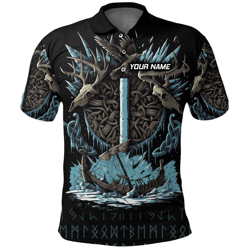 Viking Polo Shirt - Isaz Rune - Premium Ontwerp voor Dartliefhebbers VK9129
