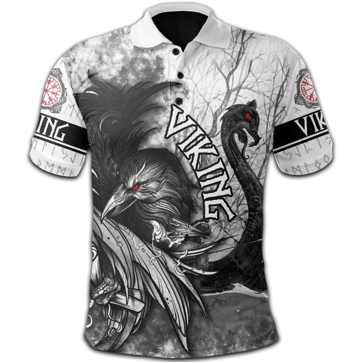 Viking Dart Polo - Raven en Drakkar - Heren Polo VK6112
