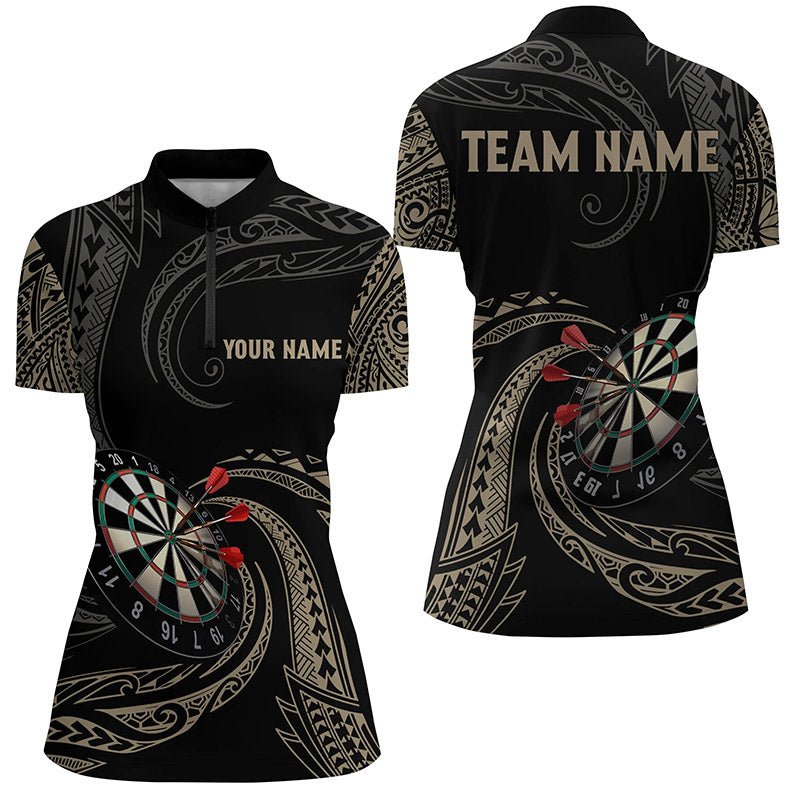 Dames Tribal Rolmotief Dart Shirt met Kwartrits K468