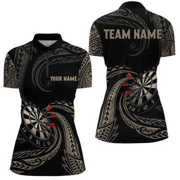 Dames Tribal Rolmotief Dart Shirt met Kwartrits K468