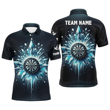 Heren Darts Polo Shirt in IJsblauw L1362