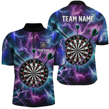 Bliksem Darts Poloshirt voor Mannen L1443