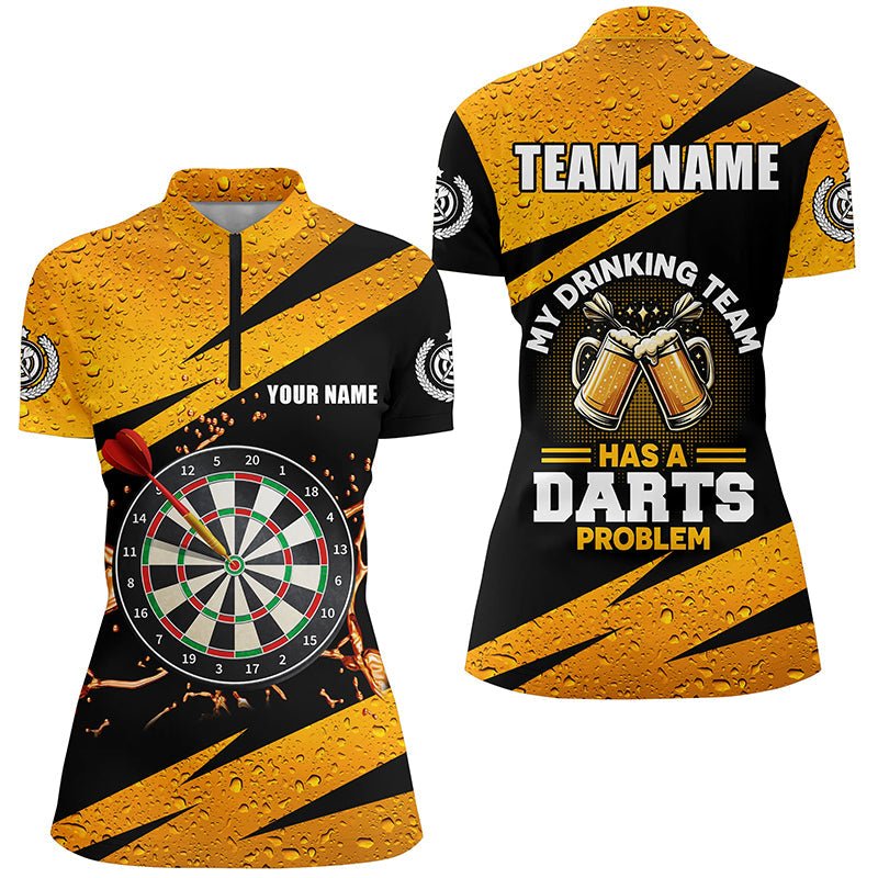 Op Maat Gemaakte Dames Dart Jerseys met Kwartelrits L1456